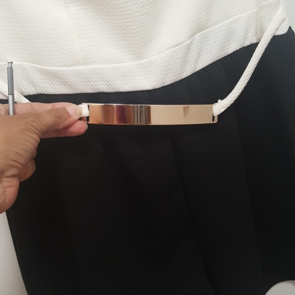 Black/White Romper NWOT - Picture 2 of 4